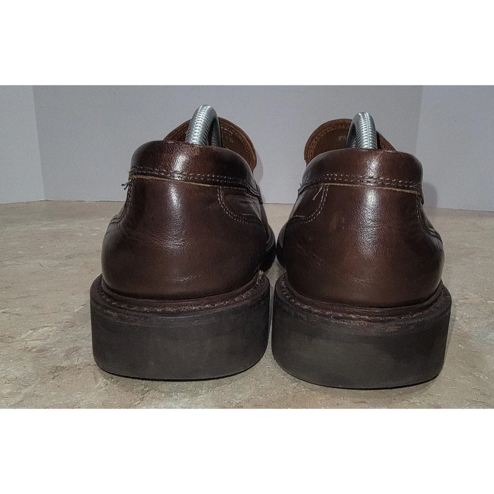 Allen Edmonds Denali Brown Leather Penny Loafers Dress Shoes Men's Size 9.5 D